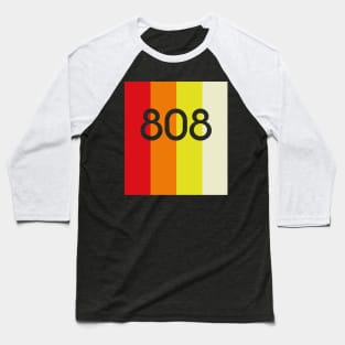 TR-808 STRIPES & FONT #3 Baseball T-Shirt